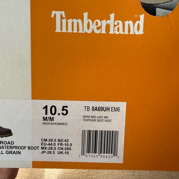 Timberland Men\'s Tan Leather Boots